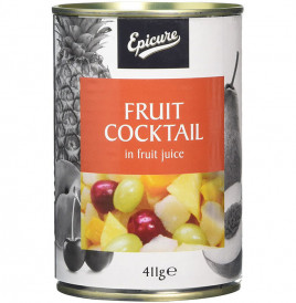 Epicure Fruit Cocktail In Fruit Juice  Tin  411 grams